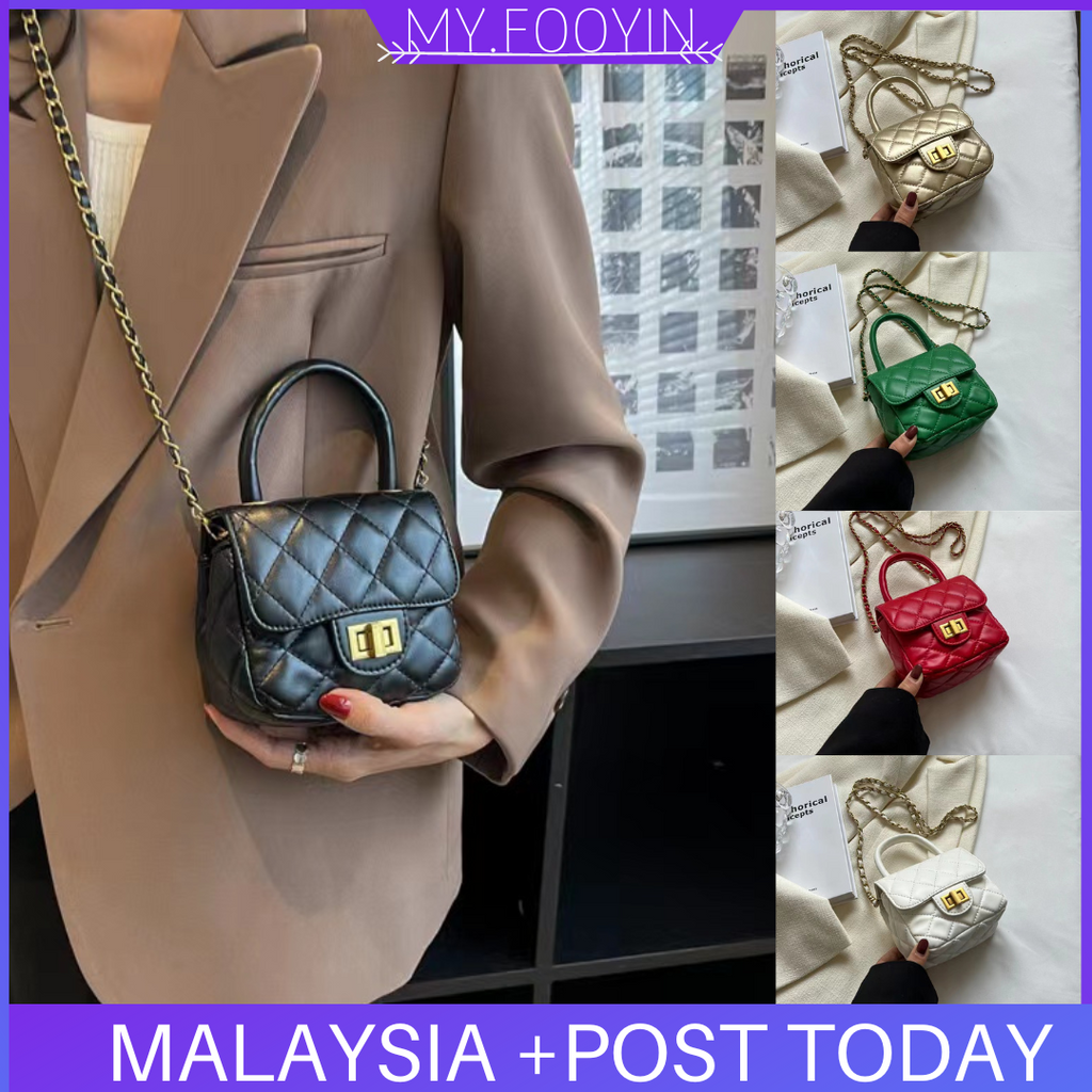 N Ready Stock Myfooyin Top Handle Handbag Terkini Mini Crossbody