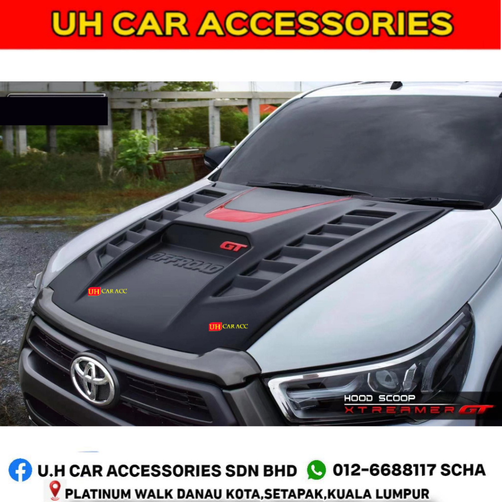 TOYOTA HILUX REVO ROGUE THAILAND RBS FRONT BONNET BONET HOOD SCOOP