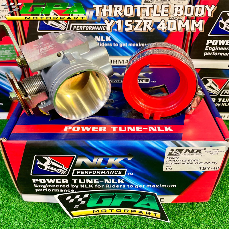 NLK PERFORMANCE RACING THROTTLE BODY YAMAHA Y15ZR V1 V2 32MM 34MM 36MM