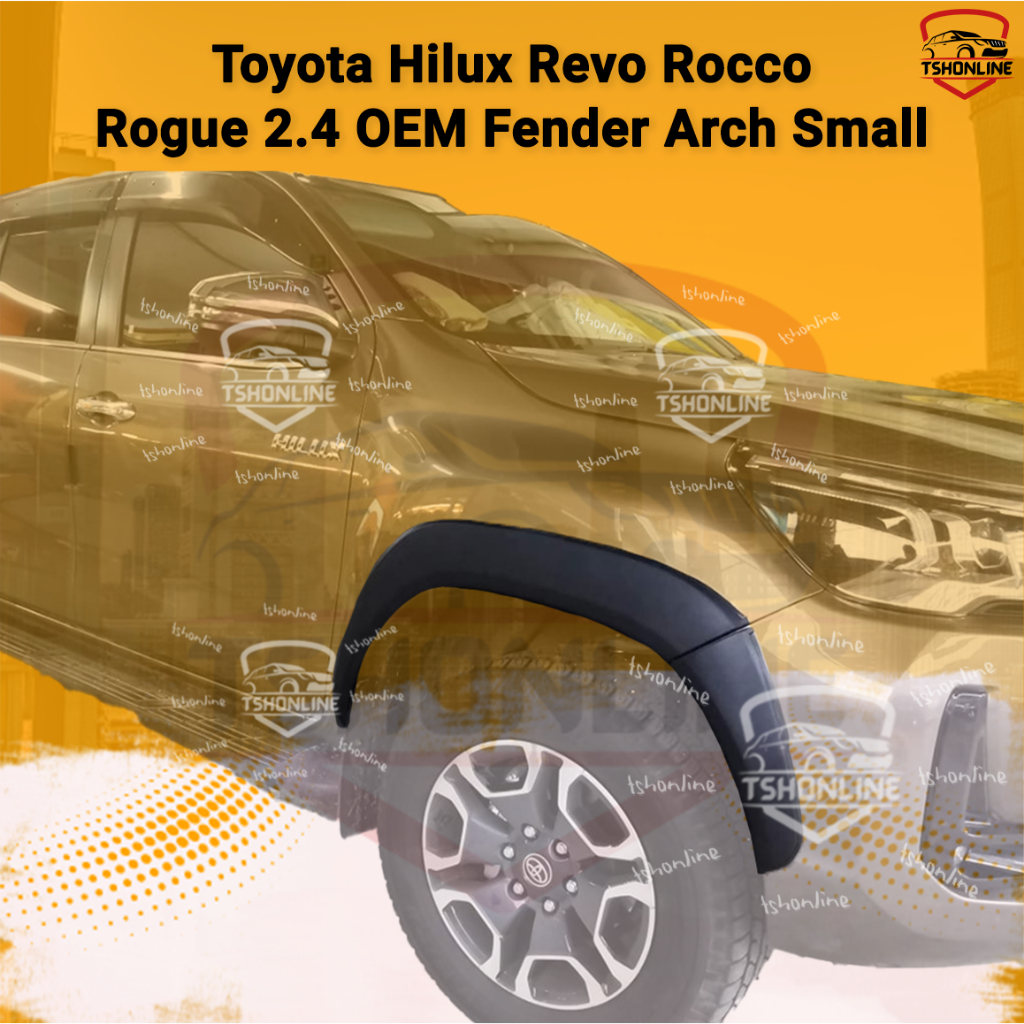 Toyota Hilux Revo Rocco Rogue Oem Fender Flares Slim Small Fender