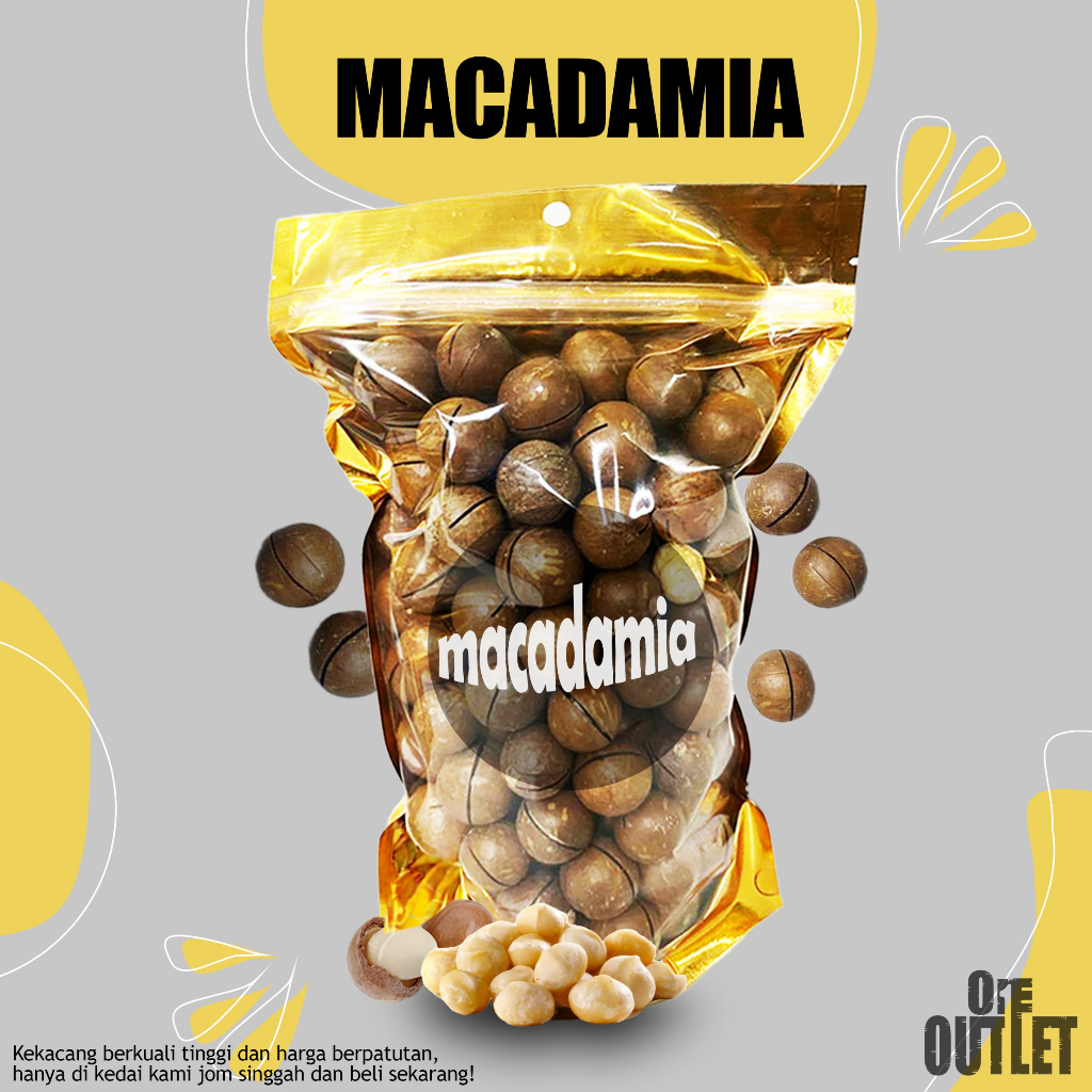 KACANG LOCENG MACADAMIA NUTS READY TO EAT Shopee Malaysia