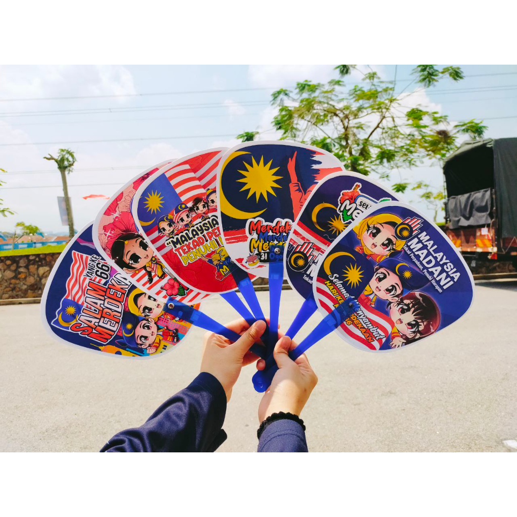 KIPAS TANGAN MERDEKA MERDEKA EDITION INDEPENDENCE DAY HAND FAN