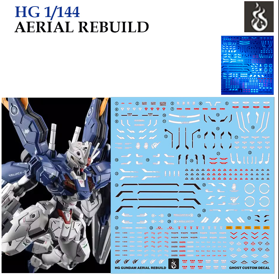 Copy Ghost Hg Hg Gundam Aerial Rebuild Gundam Water Slide