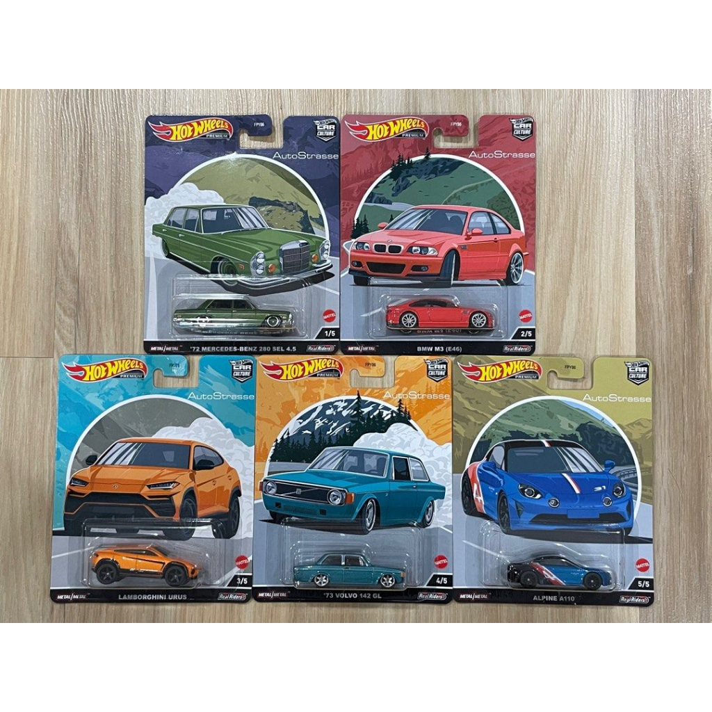 Hot Wheels Car Culture AUTOSTRASSE Set Of 5 Brand New Shopee Malaysia