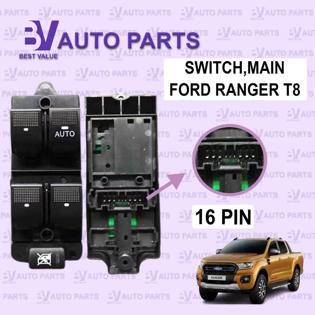 Power Window Switch Main For Ford Ranger T Driver Side Master Siwtch