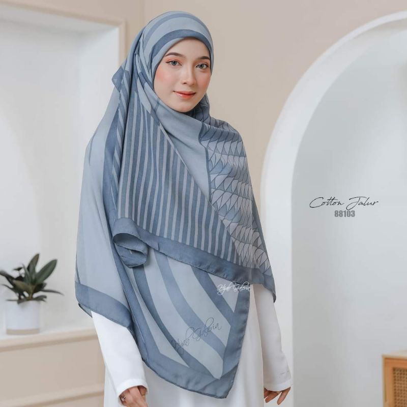 Bawal Cotton Satin By Hijab Galeria Bidang Tudung Labuh Bawal