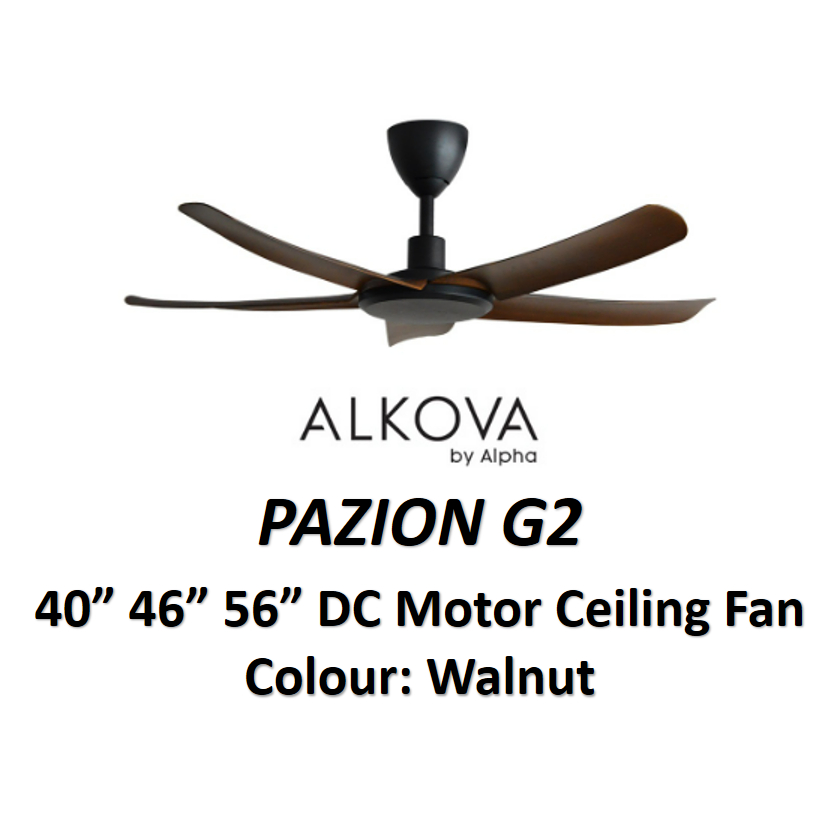 ALPHA Alkova PAZION G2 40 46 56 DC Motor Remote Control Ceiling Fan