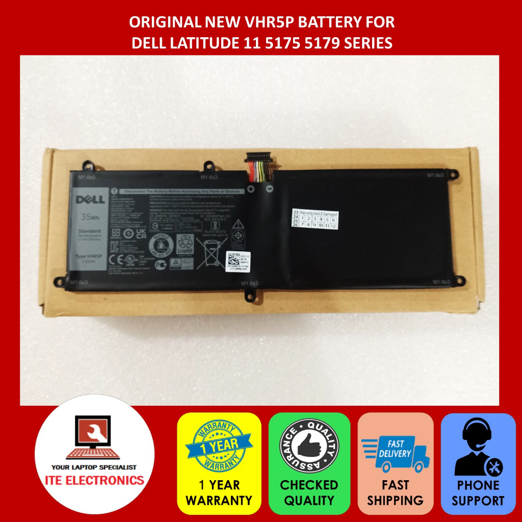 Original New Dell Latitude Series Battery Vhr P Shopee