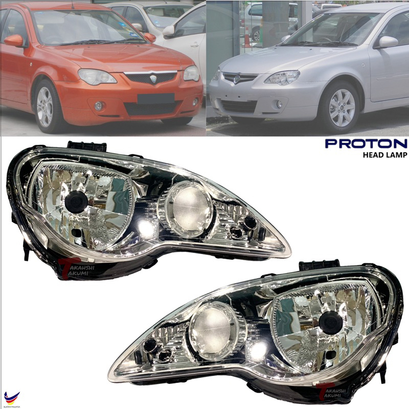 Proton Gen 2 Gen2 Persona SE CPS 2004 Front Head Lamp Lights Lampu