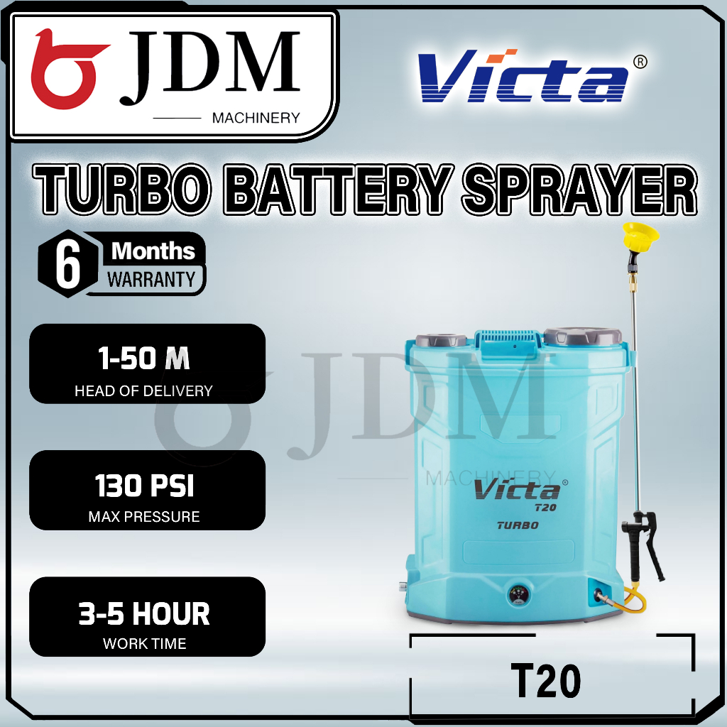 Jdm Victa Twin Pump T Turbo Battery Sprayer L Battery Knapsack