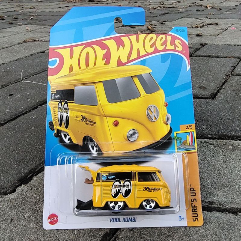 Hot Wheels Kool Kombi MoonEyes Yellow Surf S Up Shopee Malaysia