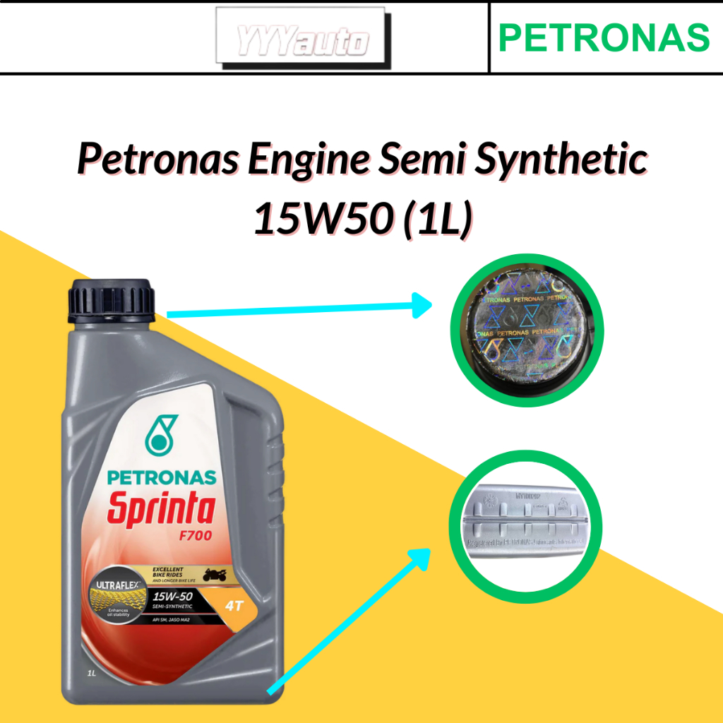 Petronas Sprinta F T Motor Engine Oil W Sn Semi Synthetic