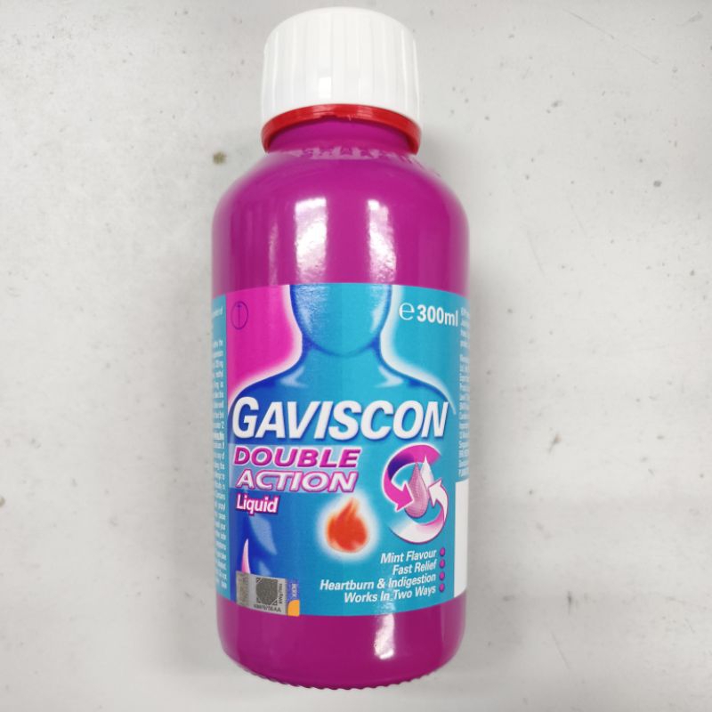 Gaviscon Double Action Liquid Ml Angin Gastrik Gaviscon Double