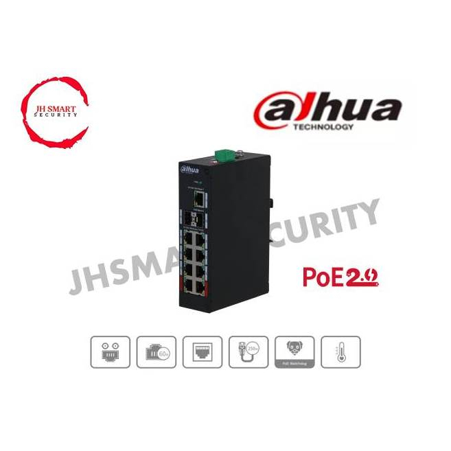 DAHUA PFS3211 8GT 120 11 Port Unmanaged Desktop Switch With 8 Port PoE