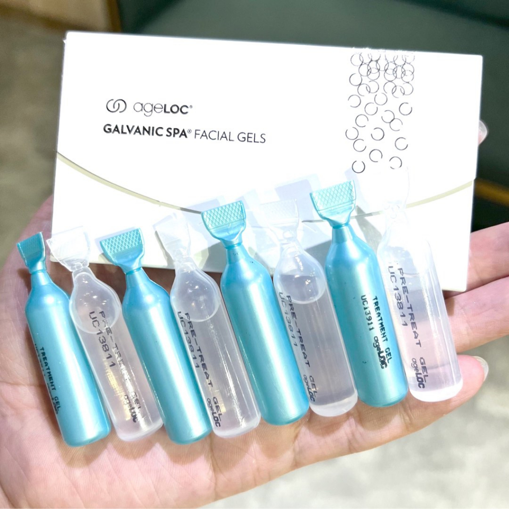 ORIGINAL Nu Skin Nuskin Ageloc Galvanic Spa Facial Gels 4 Pairs Per