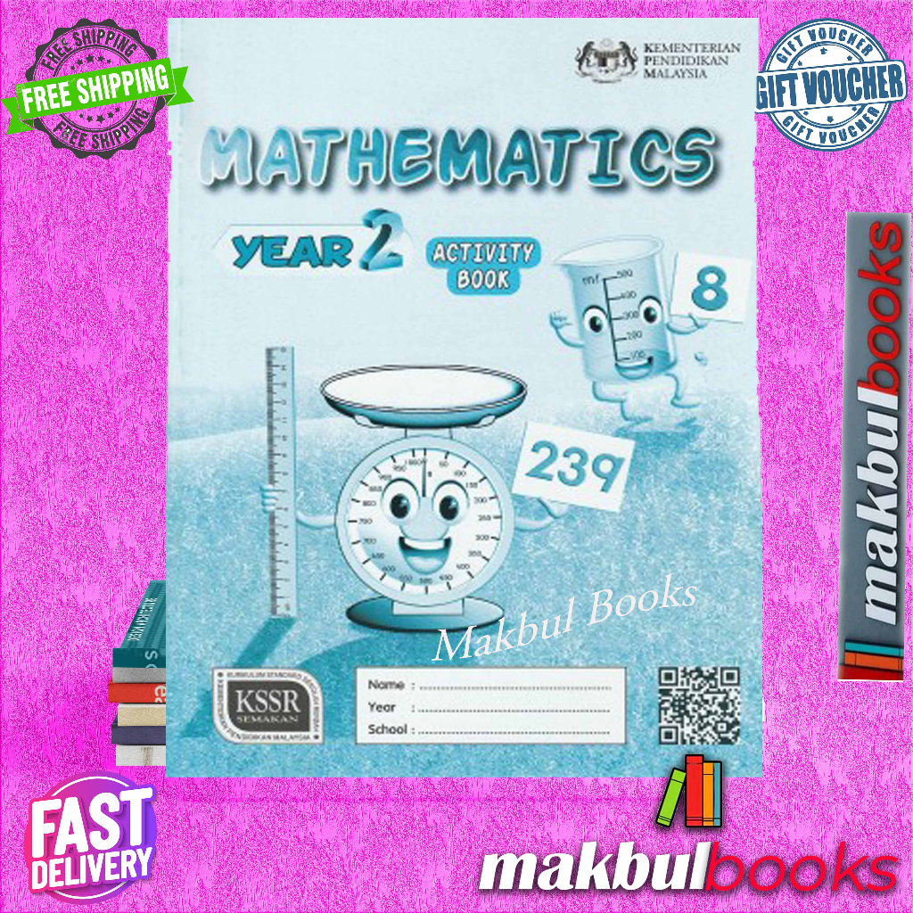 Buku Aktiviti Teks Tahun 2 Mathematics DLP English Version Shopee