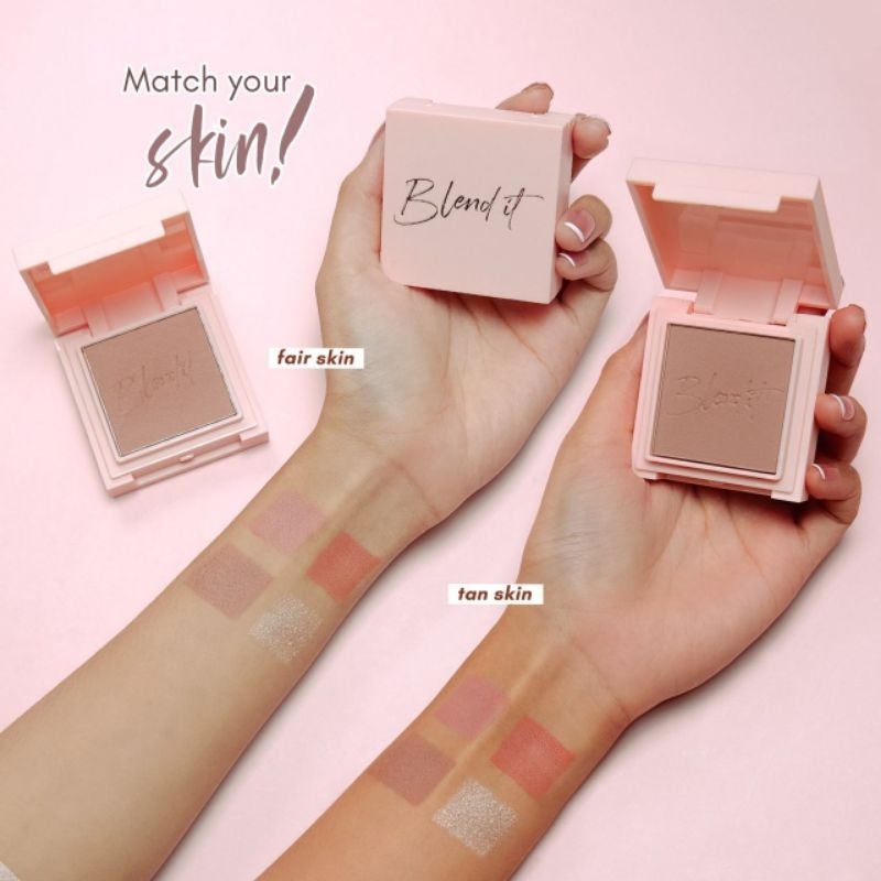 Blend It Sendayu Tinggi Blusher Contour Baked Highlight Make Up