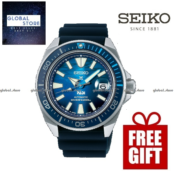 Seiko SRPJ93K1 Prospex PADI Great Blue King Samurai 200m Automatic