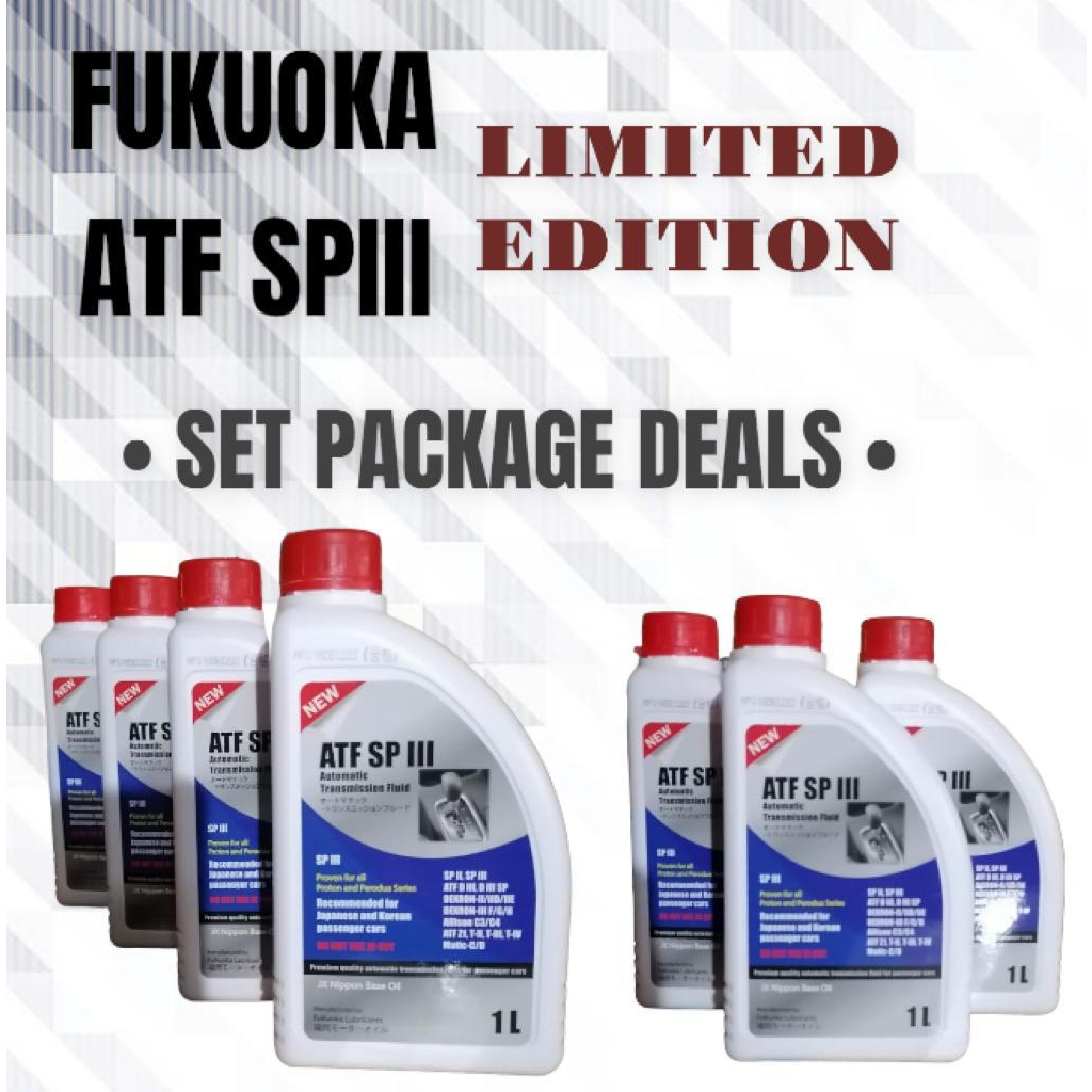 SET PACKAGE LIMITED EDITIONFUKUOKA ATF SPIII AUTOMATIC TRANSMISSION