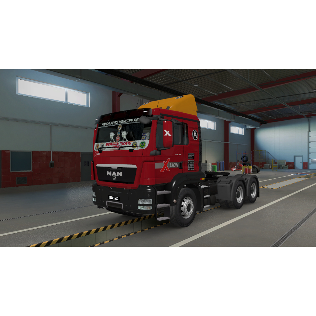 Euro Truck Simulator Ets Man Tgs Euro Skin Ck Timber Shopee