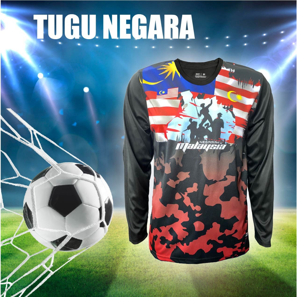 KGT SPORT BAJU JERSEY MALAYSIA DEWASA LENGAN PANJANG ADULT LONG SLEEVE