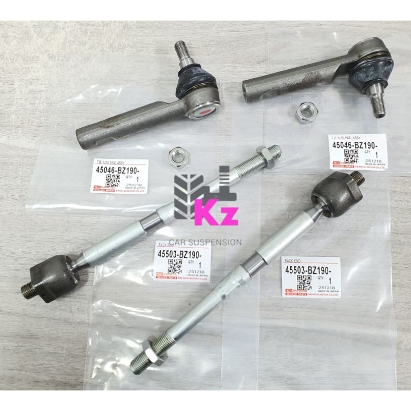 PERODUA MYVI NEW D20N M800 2018 2022 4 IN 1 SET RACK END TIE ROD