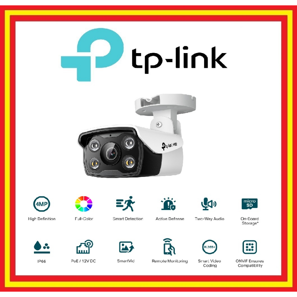 Tp Link Vigi C C W C V Vigi Mp Outdoor Full Color Wi Fi Pan