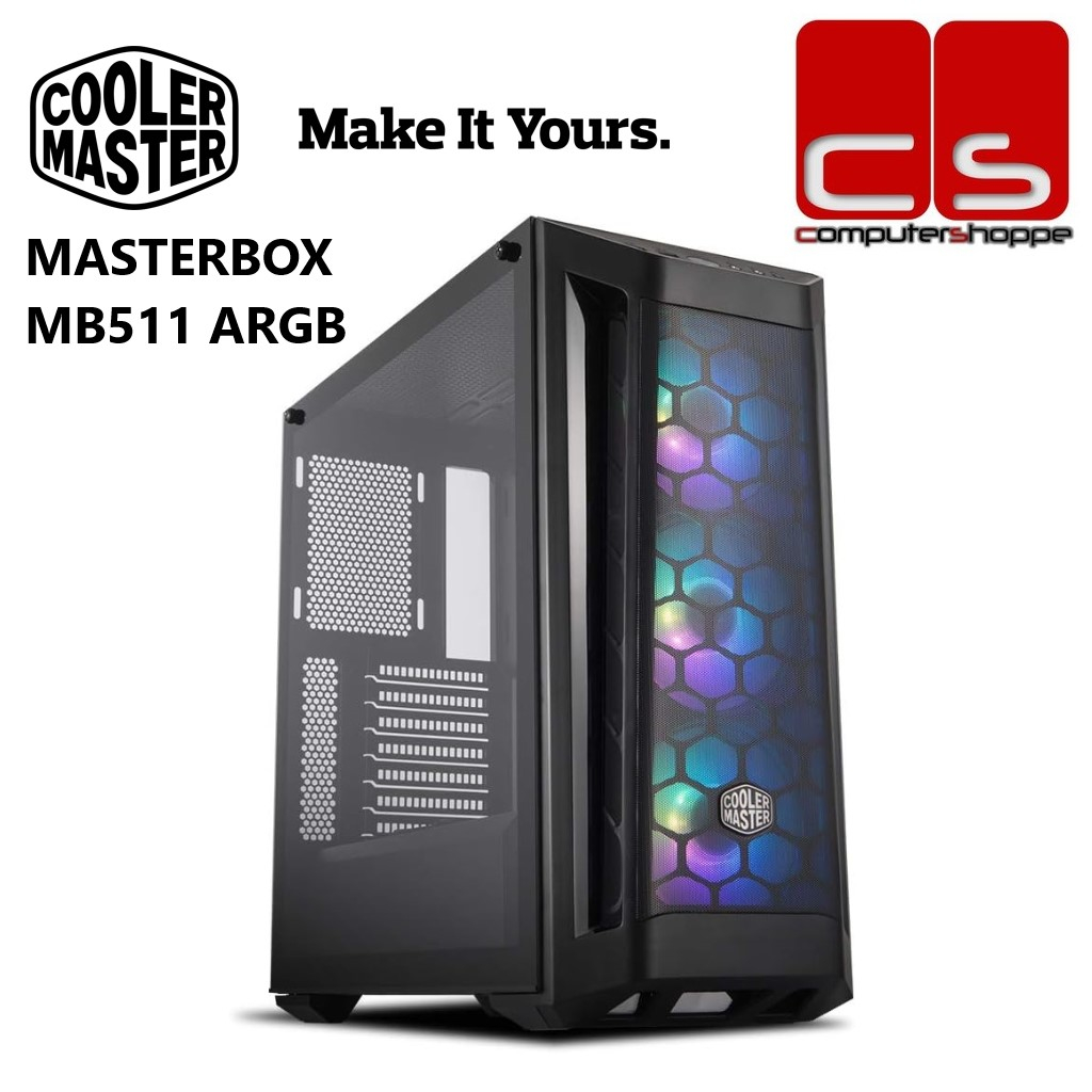 Cooler Master Masterbox Mb Argb E Atx Mid Tower Gaming Casing