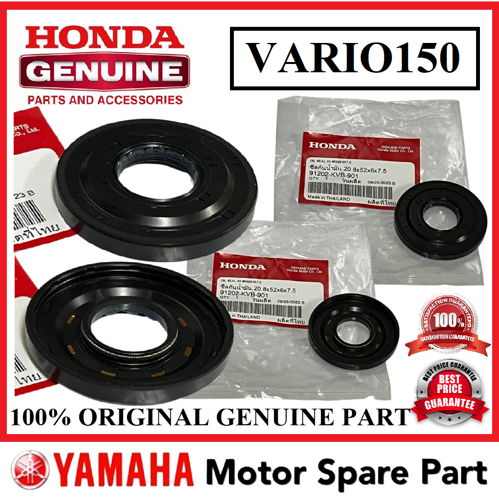 100 ORIGINAL HONDA VARIO150 CRANKSHAFT OIL SEAL 91202 KVB 901