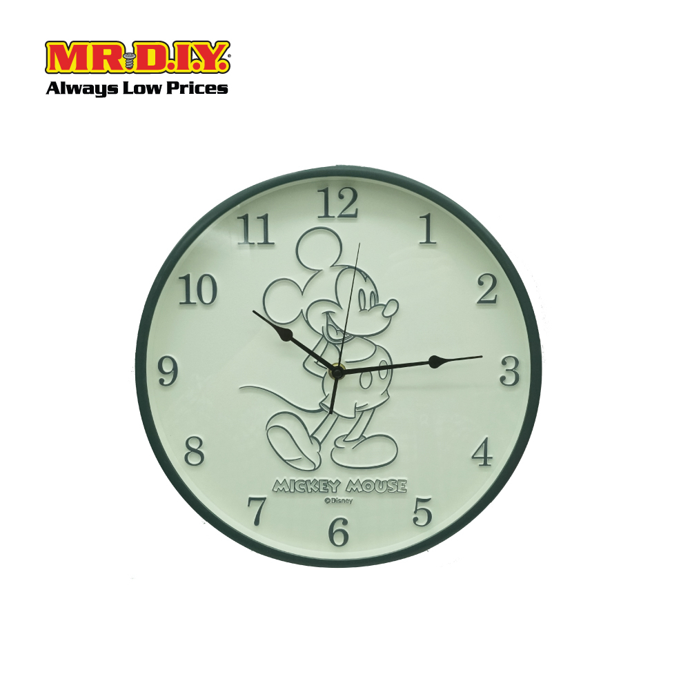 Disney Mickey Mouse Wall Clock 12Inch Shopee Malaysia