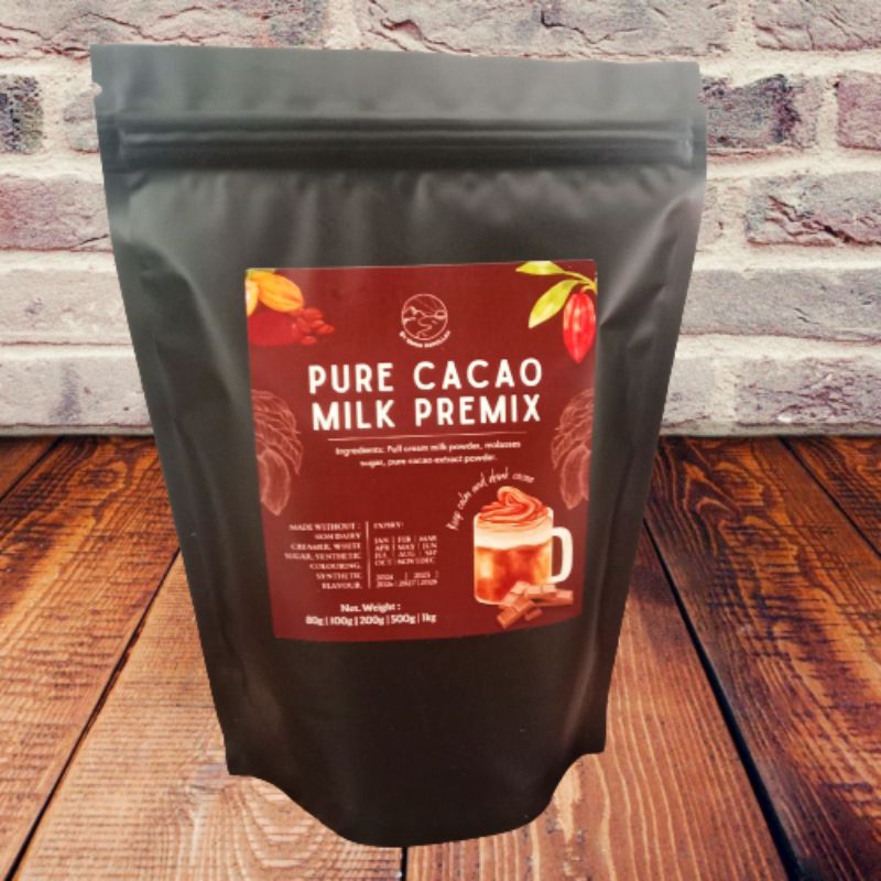 Pure Milk Cacao Premix Air Koko Hot Chocolate Serbuk Koko Asli