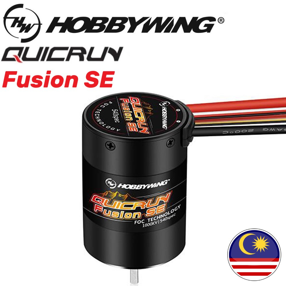 Hobbywing Quicrun Fusion Se A Kv Esc Motor In Sensor Waterproof