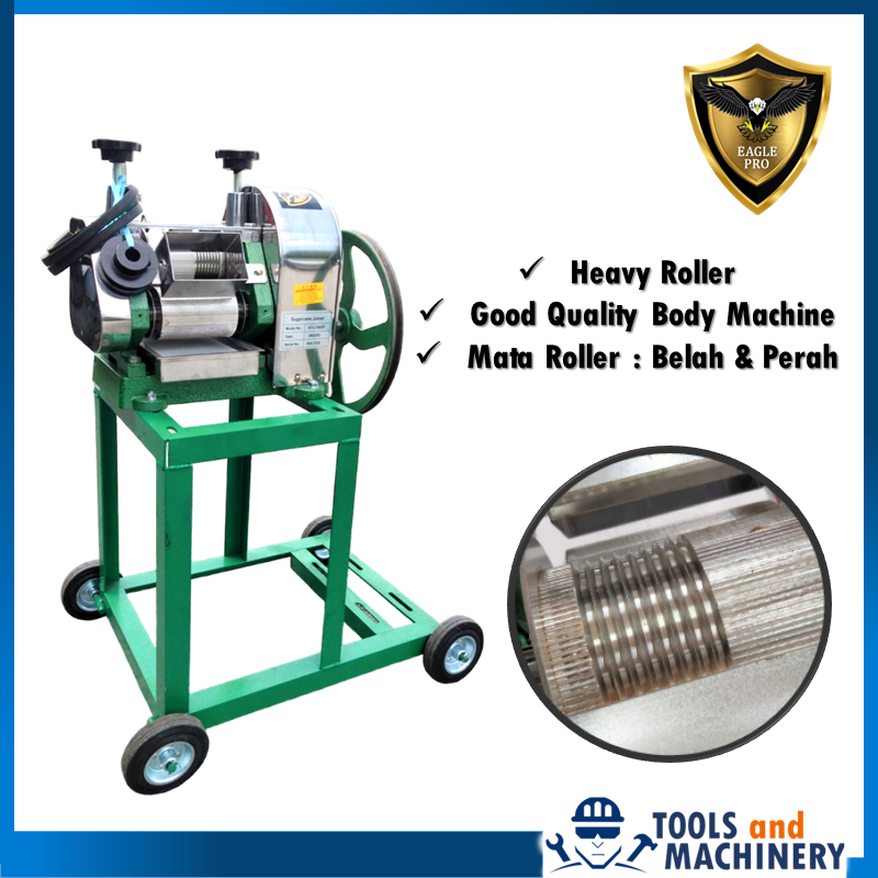 Eagle Pro Stainless Steel Sugar Cane Machine Mesin Tebu Made In