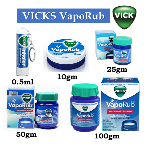 Vicks Vaporub Cold Vaporising Ointment Gm Vicks Inhaler With