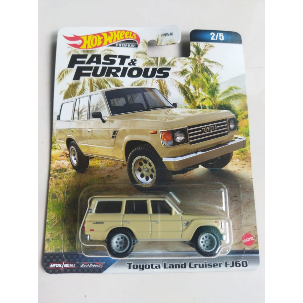 Hot Wheels Premium Fast And Furious Toyota Land Cruiser Fj60 Cream