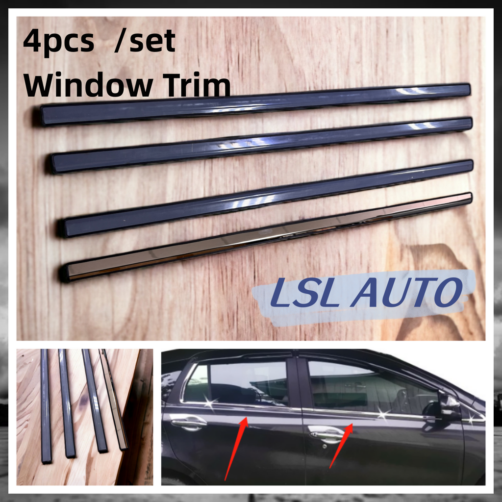 Proton Exora Window Trim Chrome Lining Door Belt Moulding Shopee