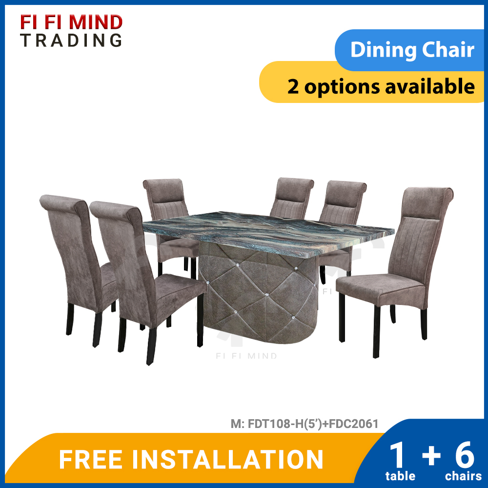 Weigand Marble Dining Set Marble Dining Table Meja Makan Kerusi