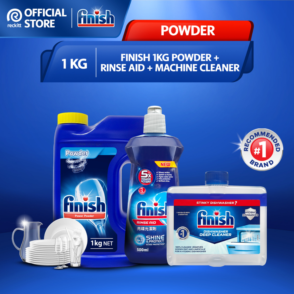 Finish Dishwasher Cleaning Powder Ultimate Cleaning Kit Shopee Malaysia