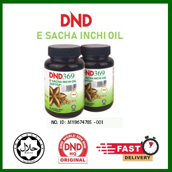 Dnd E Sacha Inchi Oil Softgel Botol Biji Botol Original