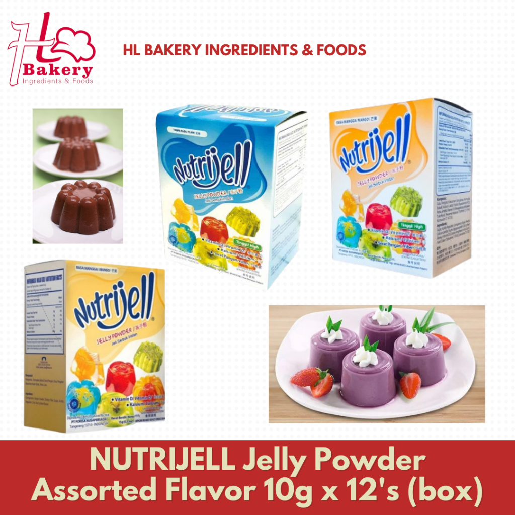 Nutrijell Jelly Powder Assorted Flavor G X S Box Shopee Malaysia