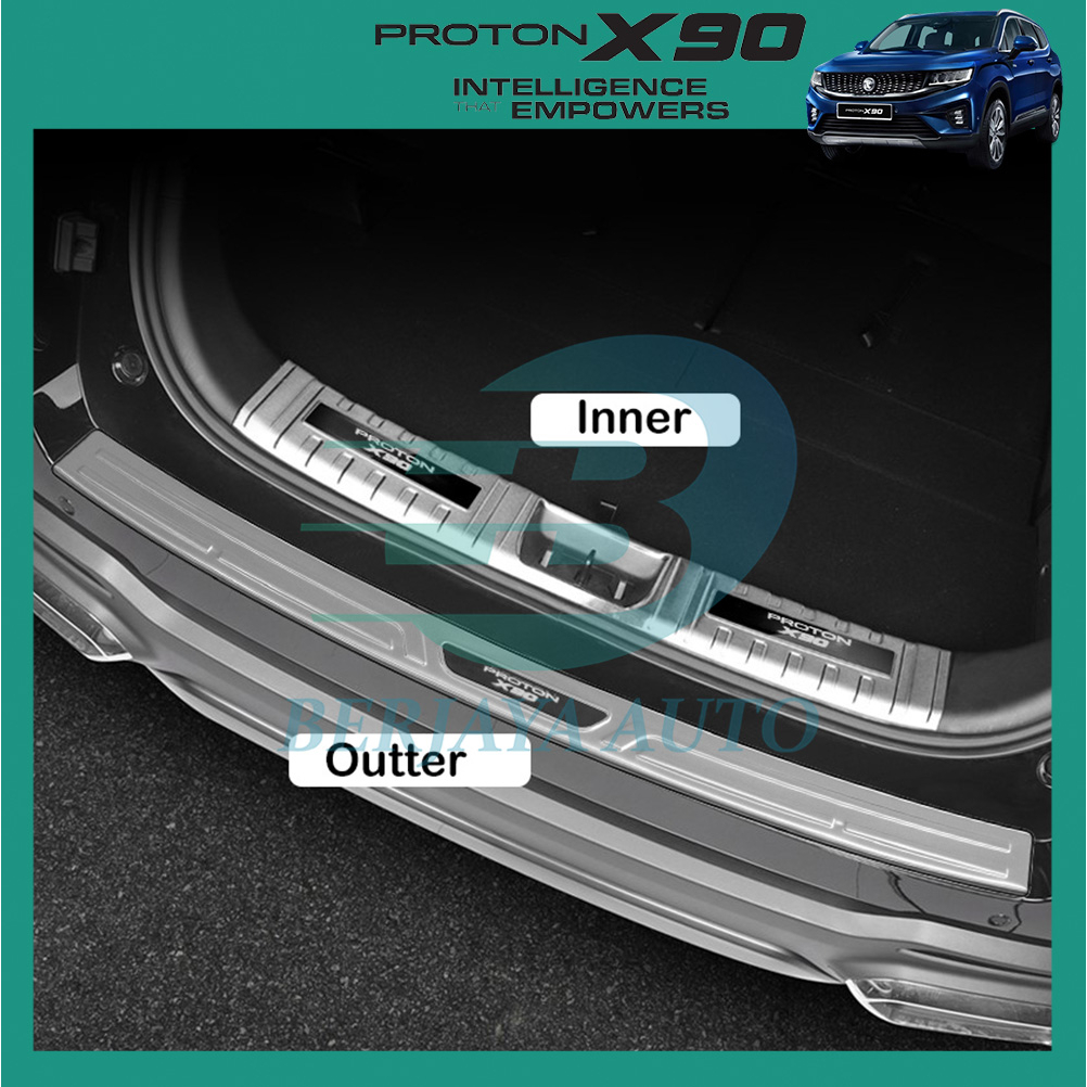 Proton X90 2023 2025 Rear Bumper Protector Out Or In Rear Bumper