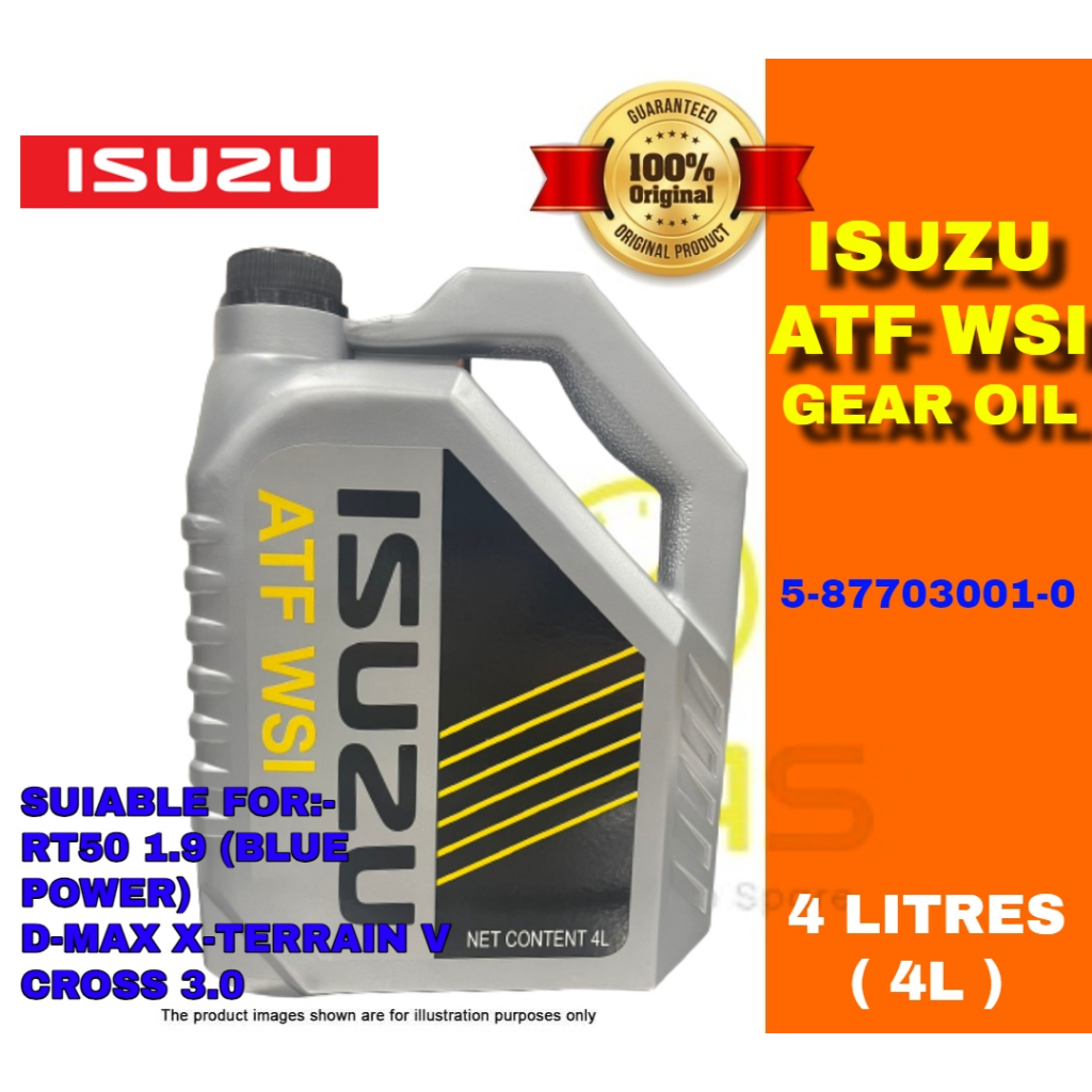 Isuzu Atf Gear Oil Liter For D Max Rt Blue Power D Max X