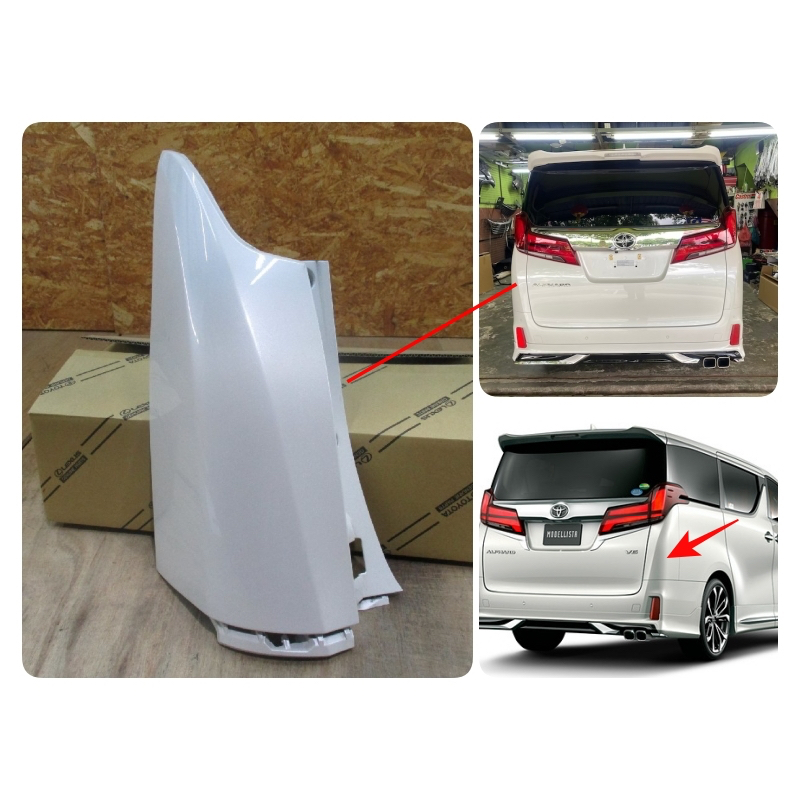 Toyota Alphard Vellfire Agh Ggh Rear Bumper Upper