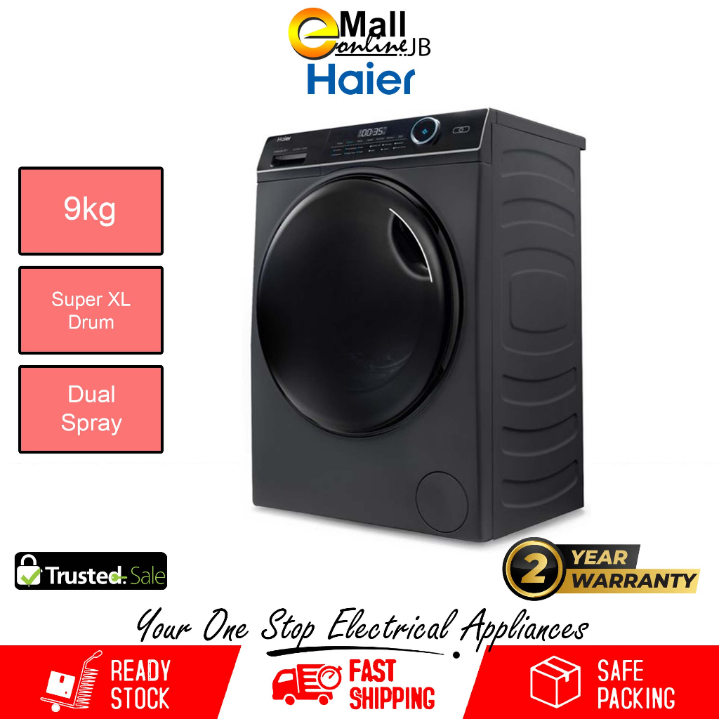 Haier Kg Front Loading Inverter Washing Machine With Anti Bacterial