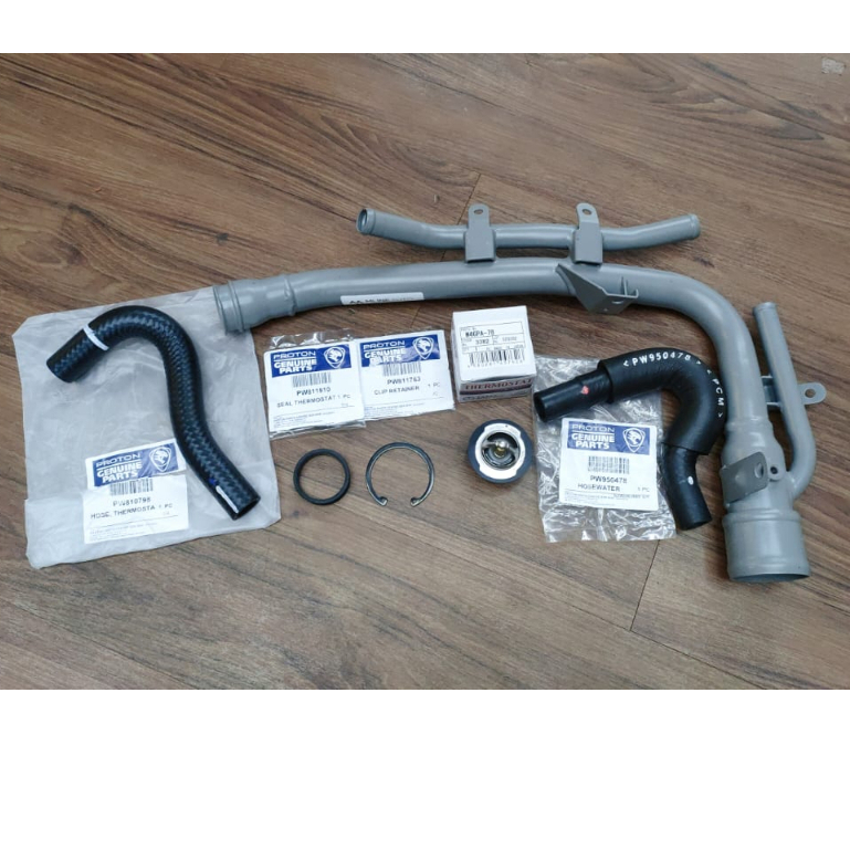 Pw Water Pump Pipe Complete Set With Thermostat Proton Saga Fl