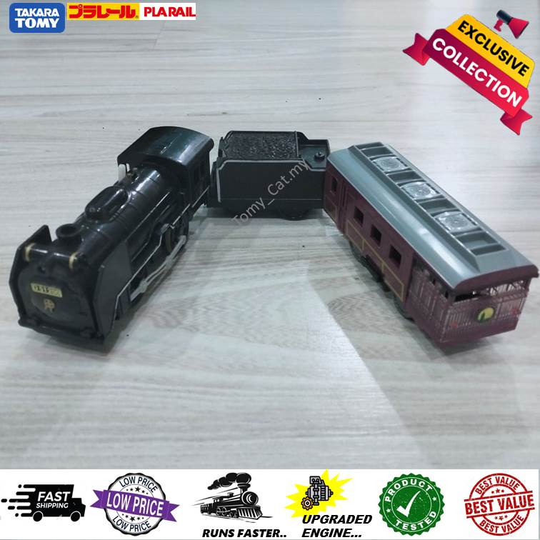 Mainan Keretapi Takara Tomy Train Plarail Steam Locomotive D