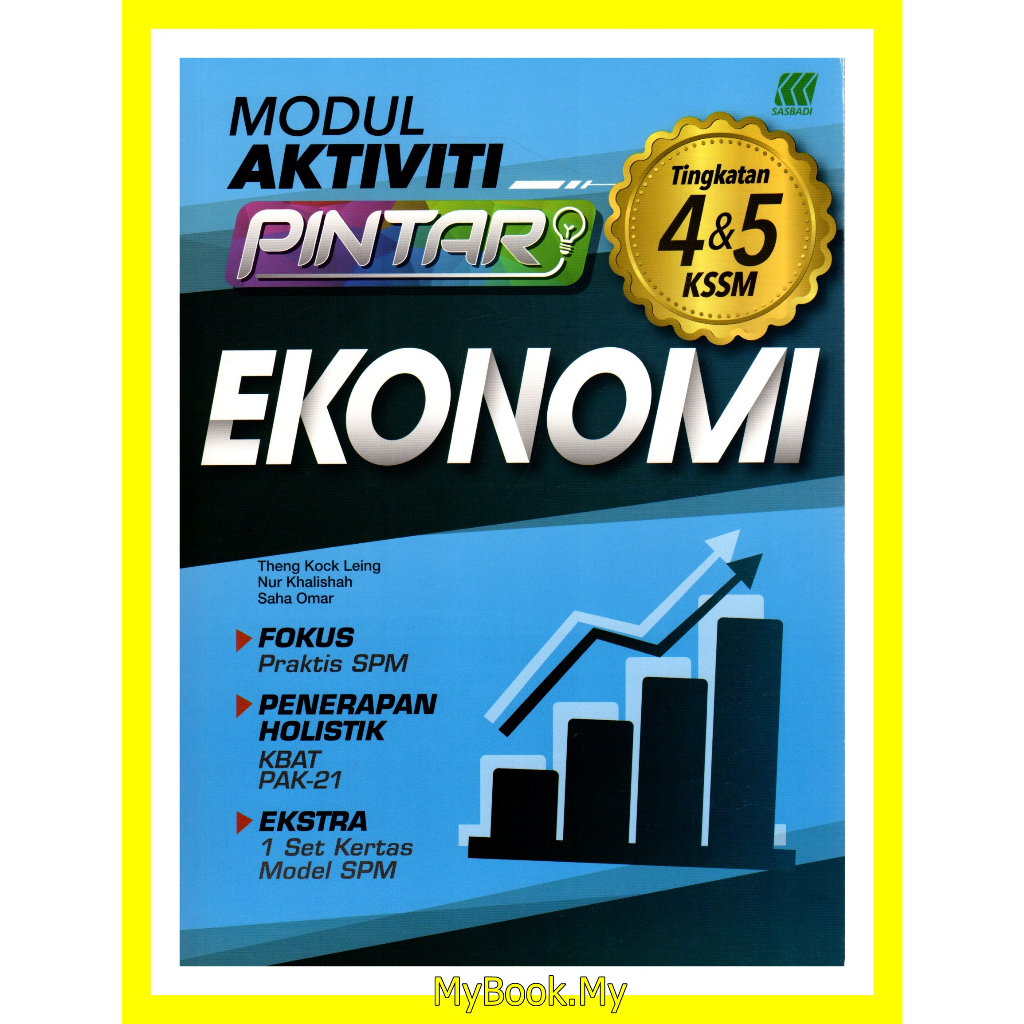 BARU MyB Buku Latihan Ekonomi Modul Aktiviti Pintar Tingkatan 4 5