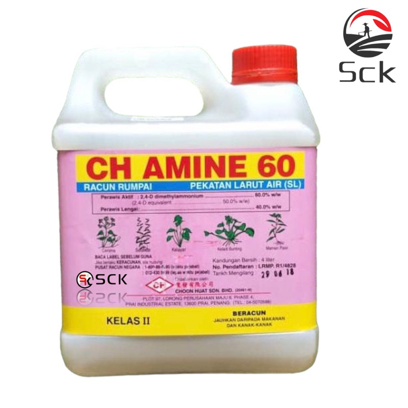 CH AMINE 60 4Liter Racun Rumput Herbicide Shopee Malaysia