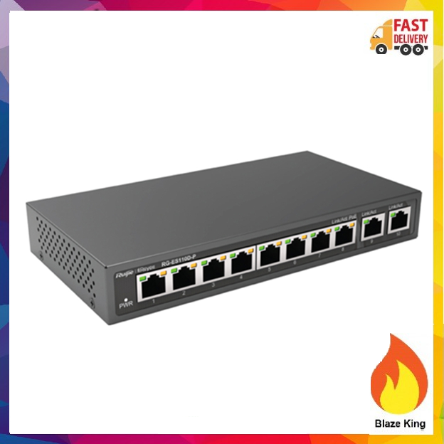 Reyee Rg Es D P Port Mbps Desktop Unmanaged Switch Shopee