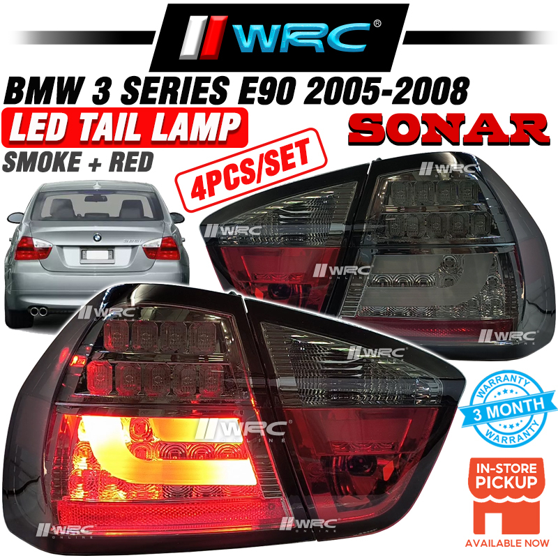 Sonar Bmw Series E Led Tail Lamp Smoke Red